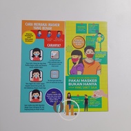 Flyer Using Mask - Flyer Corona - Flyer Covid-19 - Germas