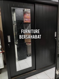 lemari pakaian 2 pintu jumbo knockdown sliding