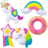Kids Sewing Kit Cute Cartoon Sewing Craft Kit Complete Felt Craft Kit Educational DIY Art Craft Supp