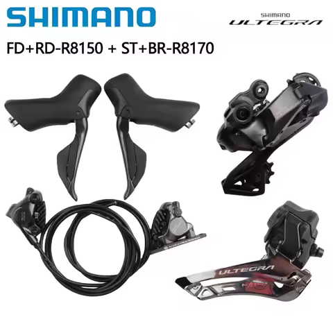 SHIMANO ULTEGRA R8150 Front Rear Derailleur R8170 Shifter Brake Di2 2x12S Hydraulic Disc Brake For R