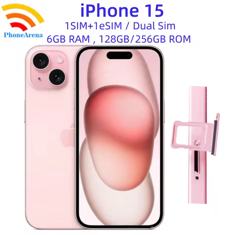 iPhone 15 128GB 256GB ROM Internaltonal Version Physical SIM 6.1' Original OLED 6GB RAM Face ID NFC