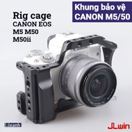 Canon EOS M5 M50 M50ii | Protective frame rig cage rigcage video camera handcase grip Lplate smallri