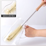 🦉48CM LONG WOOD HANDLE BRUSH CONVENIENT CLEANER BRUSH GLASS BOTTLE BRUSH🦉