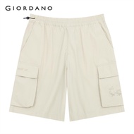 GIORDANO MEN 【Giordano x Minions】Men's Relaxed Fit Cargo Shorts 0 01105228