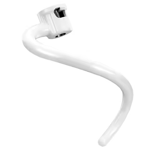 Spiral Coated Metal Dough Hook for Kitchenaid 6QT Vertical Lifting Mixer Bowl KV25G0X KV25G8X KV25H0