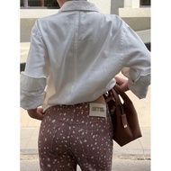 Forwarding New Items ams Low-Waist Jeans Deer Pattern Size M