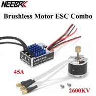 NEEBRC 2322 2600KV Outrunner Brushless Motor With AM32 45A Brushless ESC For MN82 MN99S MN168 MN78 O