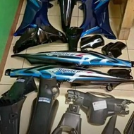 body motor.. Full set body Jupiter z lama atau burhan hitam biru baru muraahh