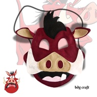 Cosplay mask PUMBA the lion king and frends mask Lion Mask Animal Mask
