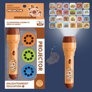 Children Projection Flashlight Toys Educational Luminous Toys Stall Night Market Projector 2615