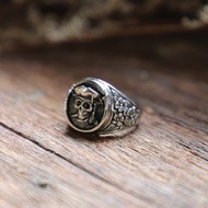 海盜骷髏戒指人銀花