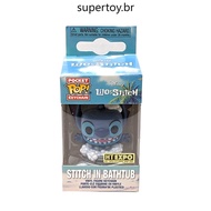 Funko POP Keychain: Disney -  Lilo &amp; Stitch - Stitch In Bathtub