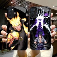 DK-83 Naruto Itachi HD Glass Casing hp OPPO A16 A16S A95 A55 A74 A54S A54 F19 F19S Reno 6 Lite