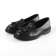 Sepatu Loafers Pantofel Pria Giant Kappa Black Original