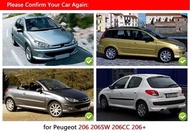 ️ For Peugeot Chrome Door Cover 206Sw 206Cc 206 + Equipment Car