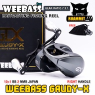 รอกหยดน้ำ WEEBASS รุ่น GDX GAUDY-X กอดี้ (มีทั้งหมุนซ้ายและหมุนขวา)