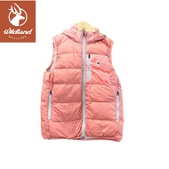 [Wildland Wildland Children 700FP Double-Sided Warm Down Vest < Cloud Pink >] K2173/Thermal Vest/Fun