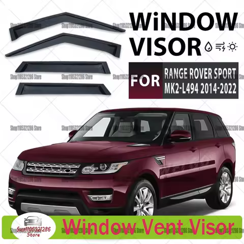 For Range Rover Sport Window visor Rain or Shine Side Window Deflector Visor Shade Ventvisor Strip W