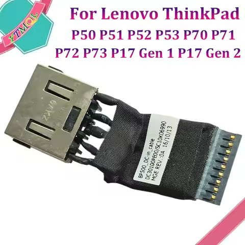 1Pcs For Lenovo ThinkPad P50 P51 P52 P53 P70 P71 P72 P73 P17 Gen 1 P17 Gen 2 Laptop DC Power Connect