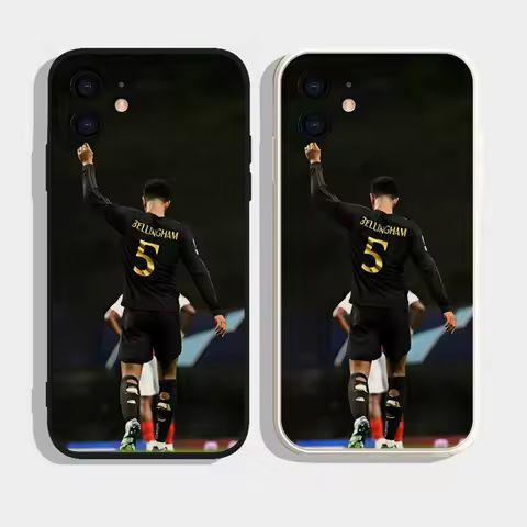 Epc J-Jude B- Bellingham Phone Case Silicone Soft For IPhone 16 15 14 13 12 11 Plus Pro Max Plus