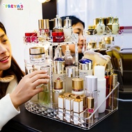 FR-K11 Rak Make Up Kosmetik Petak Acrylic Putar 360 Derajat Diamond Transparan Rak Organizer Makeup