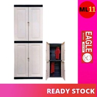 EAGLE DIY Almari Baju Plastik / Cabinet Plastik / Plastic Storage / Almari Serbaguna J3002N