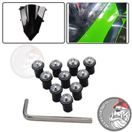 Suitable for Kawasaki Z650RS Z900 Z1000 J300 ZX-4R Windshield Screw Windshield Screw Surrounded Scre