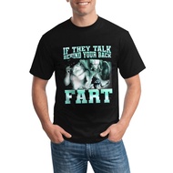 If They Talk Behind Your Back Fart Wolf All Cotton Breathable Fashion Custom Round Neck Shirt