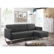 SHINYA L-shape Fabric Sofa