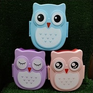 BEKAS MAKANAN / TUPPERWARE 🍓🍋🍆 ready stock Owl Food Container / tupperware/Bekas Makanan