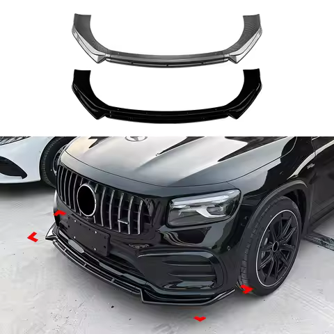 For Mercedes Benz GLB X247 GLB220 GLB35 AMG 2024+ Car Front Lip Spoiler Front Bumper Shovel Spoiler 