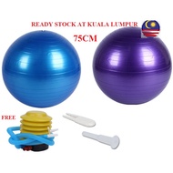 Yoga Ball,Gym Ball Exercise Ball 75 cm FREE Pump0