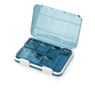 PILL BOX 7 GRID | 7 Compartments 7 Days Weekly Sun Big Medicine Cartridges Storage