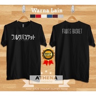 TSHIRT DISTRO ANIME FRUITS BASKETBALL LOGO PREMIUM QUALITY DISTRO