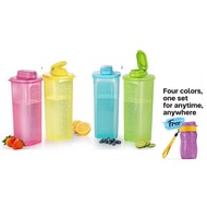 【READY STOCK】 Tupperware New Fridge Water Bottle 2L 2.0L 2000ml Eco Bottle free Handle