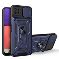 For Samsung Galaxy A22 Case Silde Lens Armor Shockproof Phone Case For Samsung M22 F22 A 22 5G Magne