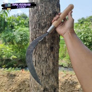 Celuritan Baja Full Sepuhan Super Tajam - Sabit Khas Madura Siap Pakai - Celurit Kecil Bulu Ayam Pem