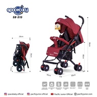 Baby Stroller Spacebaby 315 Kereta Dorong Bayi Balita Space Baby Sb315