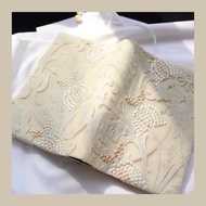 Handmade lace vintage Sarung Buku Book sleeve size A5 A6 AlQuran Cover Quran Sleeve