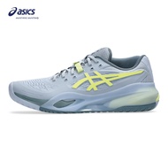 ASICS Men GEL-RESOLUTION X WIDE Tennis Shoes in Grey Blue/Pistachio