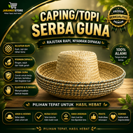 TOPI CAPING PETANI TOPI ANYAMAN PANDAN SERBA GUNA NYAMAN DIPAKAI TOPI RAJUT TOPI CAPING SAWAH TOPI M