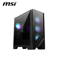 【OEM】微星 MAG Forge 321R AIRFLOW 玻璃透側機殼 (ATX/Type-C/內建風扇前3後1/網孔面板/燈光切換鈕/ARGB燈光/顯卡390mm/塔散160mm)