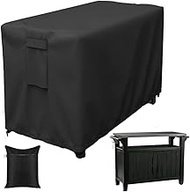 Skyour Patio Prep Table Cover Compatible with 35in/55in Keter Unity XL Portable Outdoor Table/ Rolli