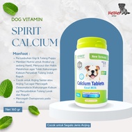 Spirit Vitamin Calcium for Dog 160 gr- Dog Bone Strengthening Supplement - Dog Calcium Vitamin/Femal