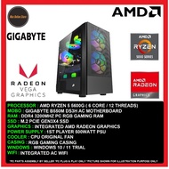 Gaming Office Value PC Desktop AMD Ryzen 5 5600G/8GB/16GB/256GB SSD/512GB SSD/Vega Graphics/500W