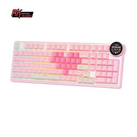 ROYAL KLUDGE RK N99 Wireless Mechanical Keyboard 96% RGB Backlight Hot-Swappable Gasket Macro Gaming