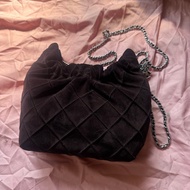 Tory Burch 麂皮鏈條流浪包9.8新