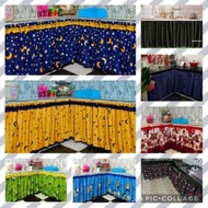 Minimalist kitchen under-door curtains UK 75cm x 90cm + TALI
