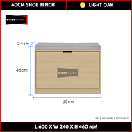 [46CM Tinggi] EsseHome Shoe Bench Cabinet 1 Layer Shoe Cabinet 6 Pairs Shoe Kabinet Kasut Almari Sid