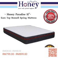 Honey Perfect Mattress 11" inch with Euro Top Bonnell Spring/ TILAM 11" inci (Queen/King)